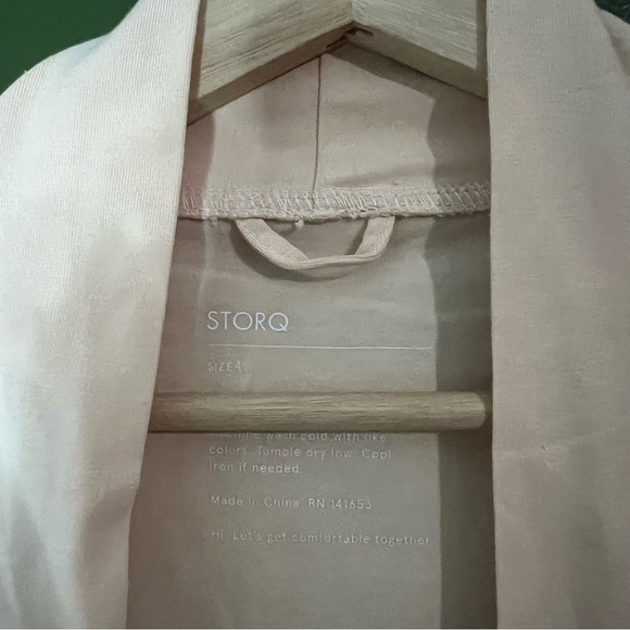 Storq maternity cotton robe size 4/large - Picture 6 of 7